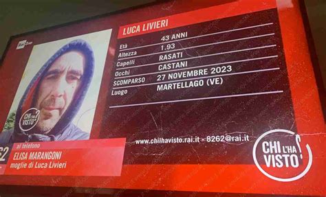 scomparso martellago|Luca, padre di due figli, è sparito